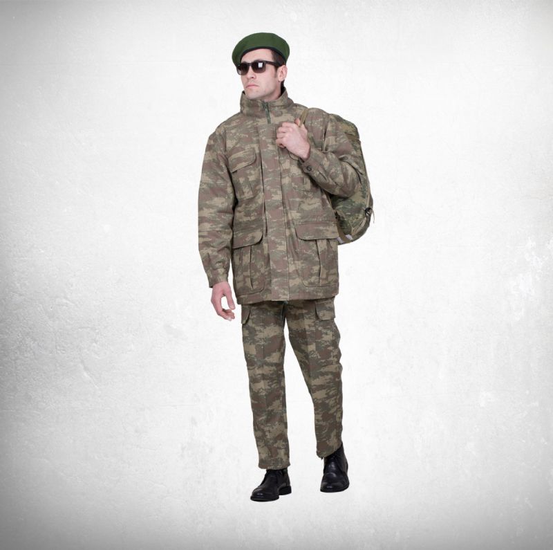 Kamuflajlı Rüzgar Ceketi